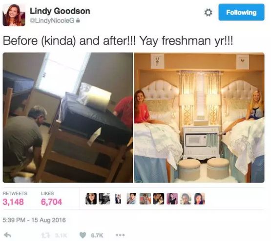 【美国留学】把大学宿舍住成酒店的样子!可以这很美国~~
