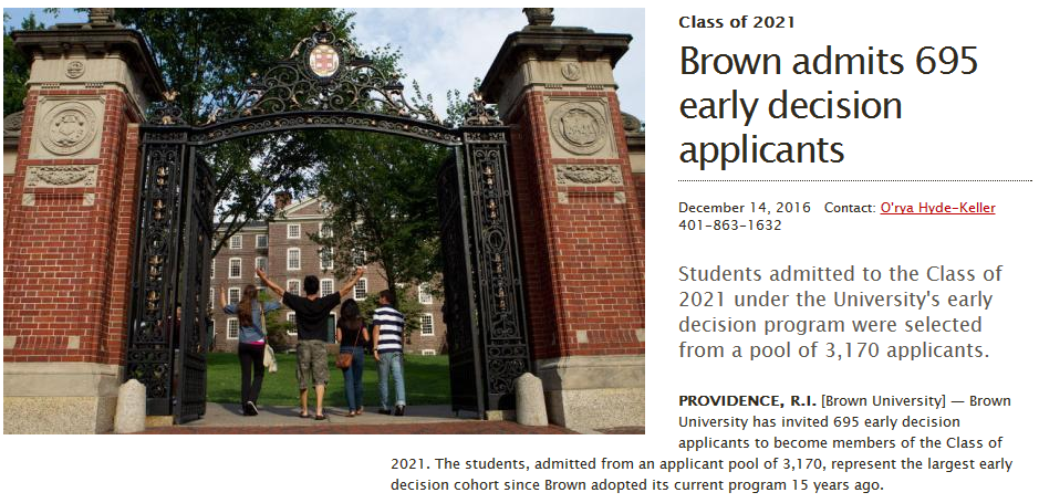 【美国留学】名校ED/EA早申请录取放榜,申请人数再创新高