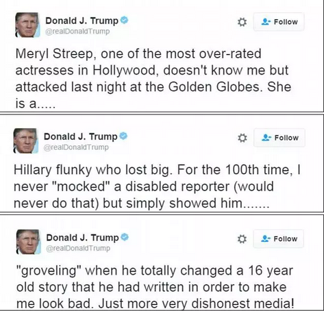 【美国资讯】“女魔头” VS 当选总统，2017年美国大戏就这么开幕了