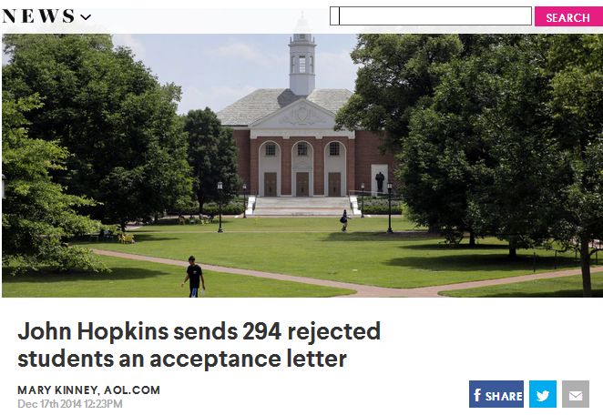 大学录取信也能发错?!有没有搞错?!!!